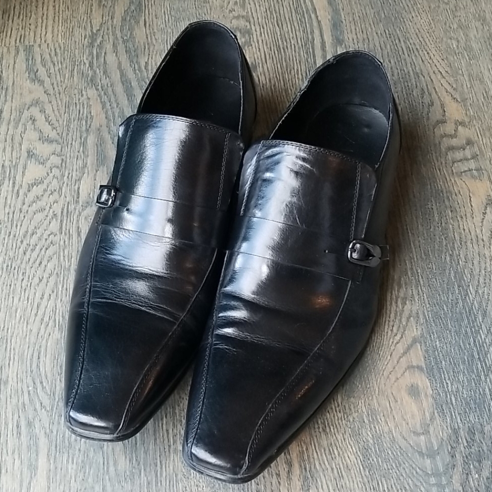 Aldo black dress loafers